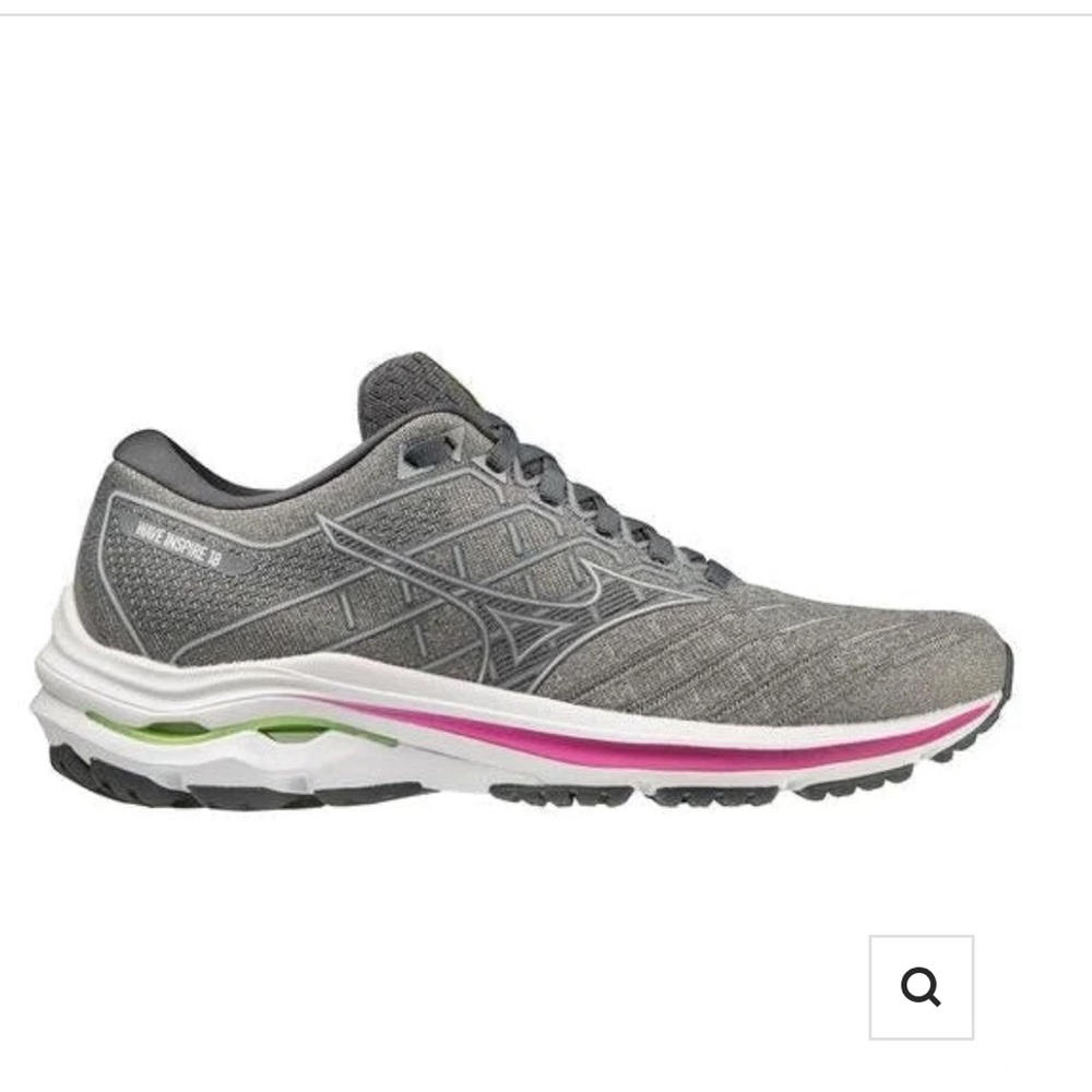 WOMEN'S MIZUNO WAVE INSPIRE 18 - Ultimate Grey/Silver